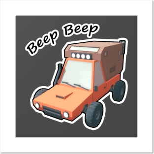 Beep Car Posters and Art